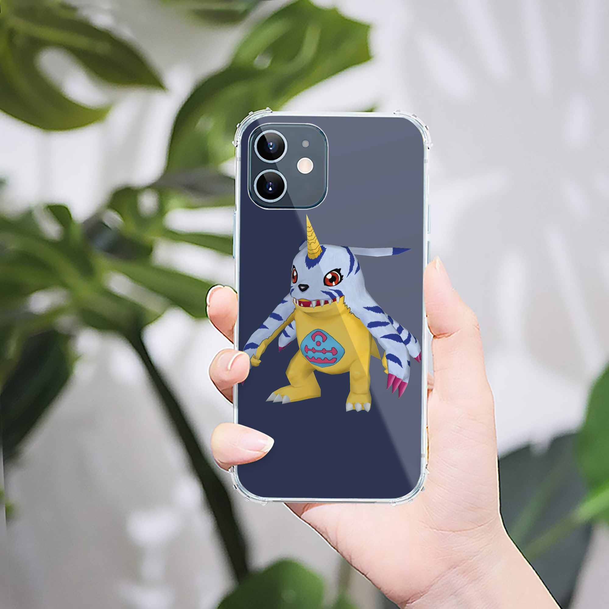 （画像用） Digimon デジタルモンスター/デジモン 【iPhone 12シリーズ対応】透明スマホケース（クリアソフトケース）